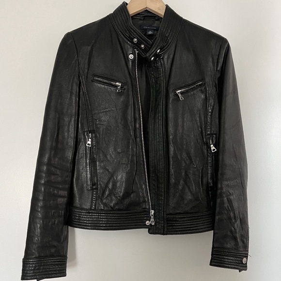 Tommy Hilfiger genuine leather jacket - Picture 1 of 7